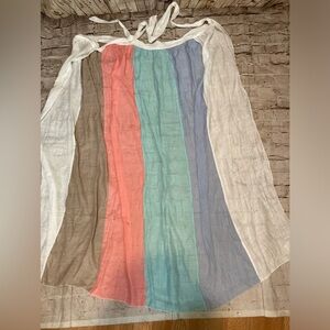 NWT DOSE stripes multiple colors swim cover-up  4–12